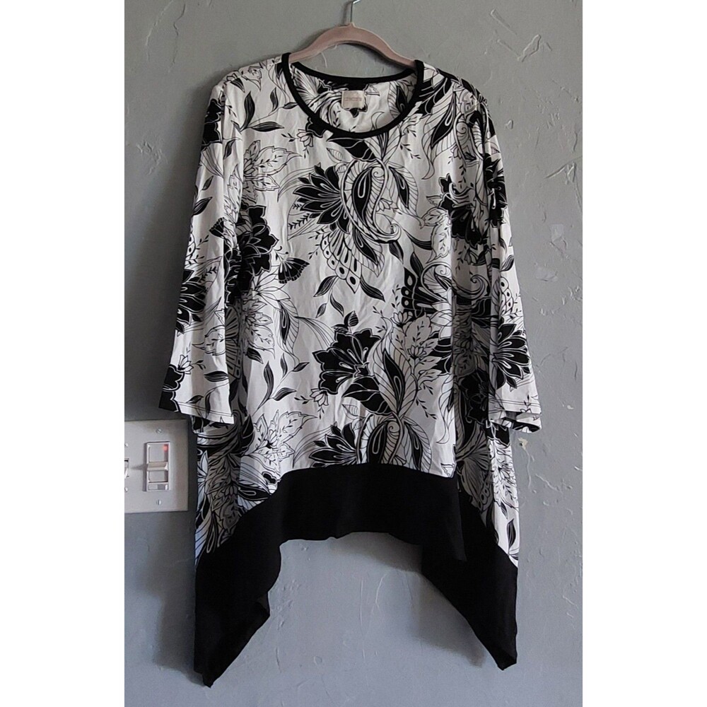 Chico's Tops Blouse Women's 20 Inch Of Armp To Armp, Style Tunic